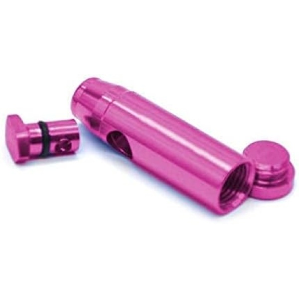 iSnuff Snuff Bullet Sniffer Snorter Dispenser (Metal) Multi-Color Amsterdam Style - Leak-Proof Storage Bottle Rocket Bullet - Image 6