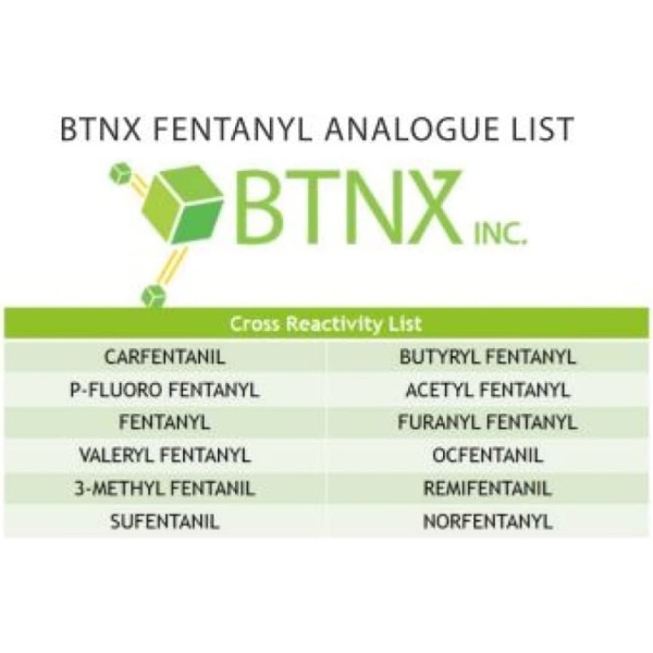 BTNX Fentanyl Test Strip Kit for Liquids, Powders, Pills & Urine - Includes: 8 BTNX Rapid Response Fentanyl Test Strips + 10 mg - Image 2