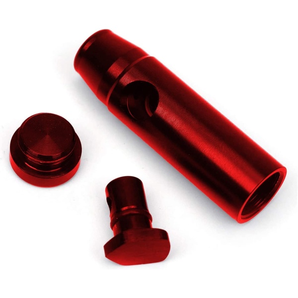 iSnuff Snuff Bullet Sniffer Snorter Dispenser (Metal) Multi-Color Amsterdam Style - Leak-Proof Storage Bottle Rocket Bullet - Image 2