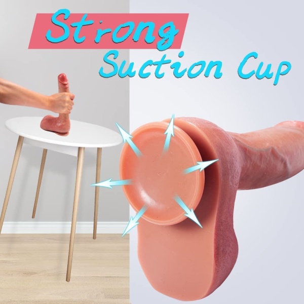 Realistic Dildo Multi-Size Feels Like Skin, Soft Dildo with Strong Suction Cup, Thick Dildo, Adult Sensory Toys, Sex Toys for Men - Image 9
