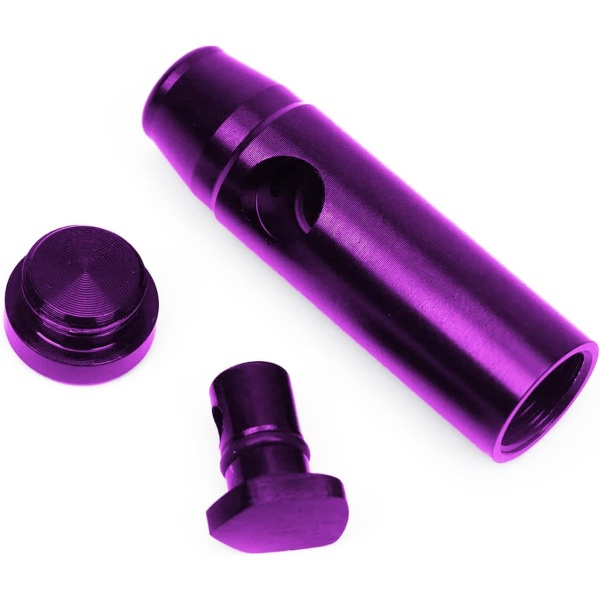 iSnuff Snuff Bullet Sniffer Snorter Dispenser (Metal) Multi-Color Amsterdam Style - Leak-Proof Storage Bottle Rocket Bullet - Image 12