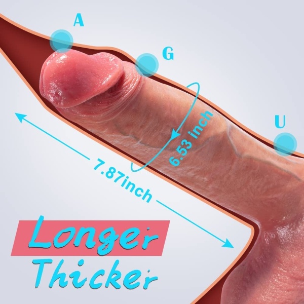Realistic Dildo Multi-Size Feels Like Skin, Soft Dildo with Strong Suction Cup, Thick Dildo, Adult Sensory Toys, Sex Toys for Men - Image 8