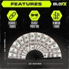 GloFX Folding Fan - Money Stack - Large Rave Clack Folding Hand Fan for Men/Women - for EDM, Music Festival, Club, Event, Party, - Image 4