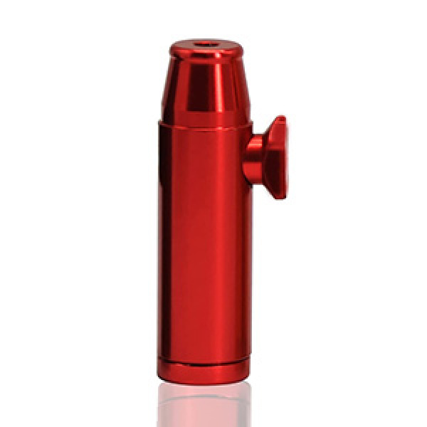 iSnuff Snuff Bullet Sniffer Snorter Dispenser (Metal) Multi-Color Amsterdam Style - Leak-Proof Storage Bottle Rocket Bullet
