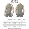JOGAL Men's Mesh Fitted Sleeveless Muscle Tank Top - Image 7