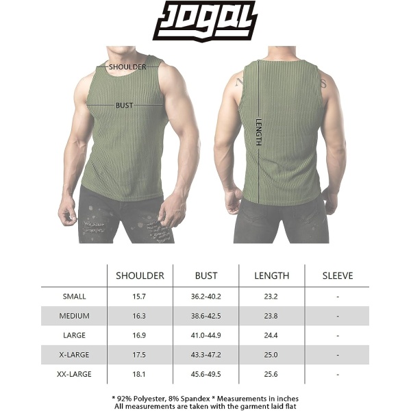 JOGAL Men's Mesh Fitted Sleeveless Muscle Tank Top - Image 7