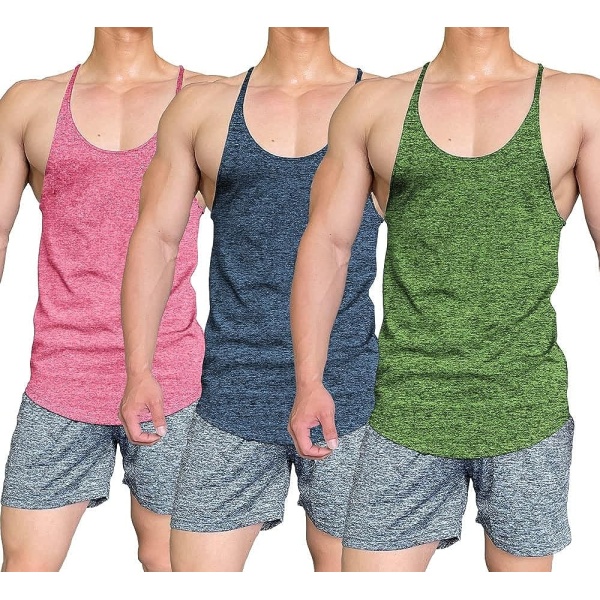Togym Men's Stringer Bodybuilding Tank Tops Y-Back Sleeveless Fitness Workout Training T-Shirt Quick Drying