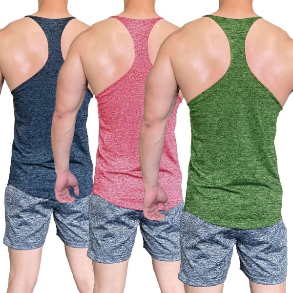 Togym Men's Stringer Bodybuilding Tank Tops Y-Back Sleeveless Fitness Workout Training T-Shirt Quick Drying - Image 2