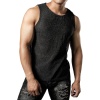 JOGAL Men's Mesh Fitted Sleeveless Muscle Tank Top - Image 3